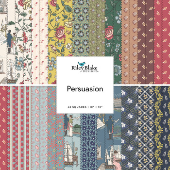 Persuasion  10" Stacker Jane Austen's House for Riley Blake Designs