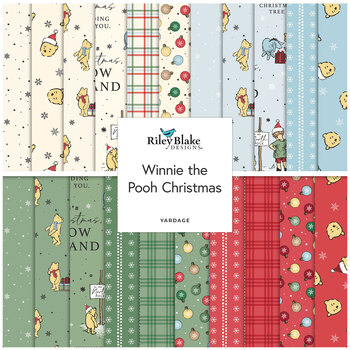 Winnie the Pooh Christmas  Yardage by Echo Park Paper Co. for Riley Blake Designs