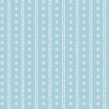 Winnie the Pooh Christmas C19574-BLUE Blue Stripes by Echo Park Paper Co. for Riley Blake Designs