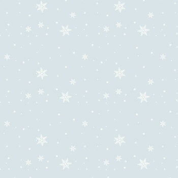 Winnie the Pooh Christmas C19576-POWDER Powder Snowflakes by Echo Park Paper Co. for Riley Blake Designs