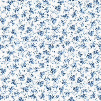Morning Light C19494-WHITE White Ditsy by Lisa Audit for Riley Blake Designs