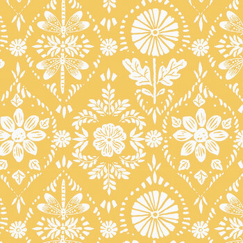 Morning Light 108" Wide WB19498-YELLOW Yellow Thistle by Lisa Audit for Riley Blake Designs