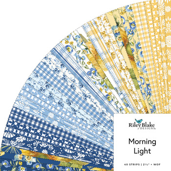 Morning Light  2.5" Rolie Polie Lisa Audit for Riley Blake Designs