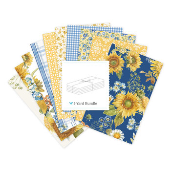 Morning Light  One Yard Bundle Navy Lisa Audit for Riley Blake Designs