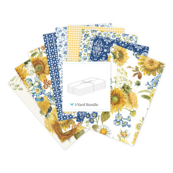 Morning Light  One Yard Bundle White Lisa Audit for Riley Blake Designs