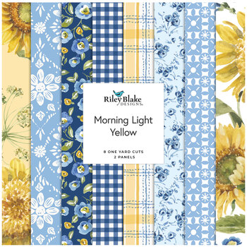 Morning Light  One Yard Bundle Yellow Lisa Audit for Riley Blake Designs