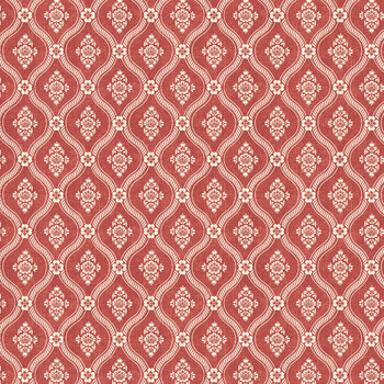 Tales of Yuletide C19233-RED Red Landford by Laura Ashley for Riley Blake Designs