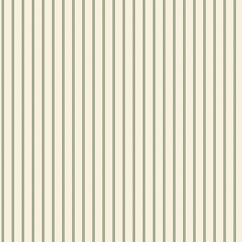 Tales of Yuletide C19234-GREEN Green Ticking by Laura Ashley for Riley Blake Designs
