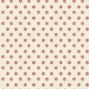 Tales of Yuletide C19235-CREAM Cream Bowen Star by Laura Ashley for Riley Blake Designs