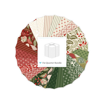 Tales of Yuletide  Fat Quarter Bundle by Laura Ashley for Riley Blake Designs