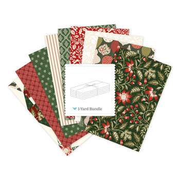 Tales of Yuletide  One Yard Bundle Forest by Laura Ashley for Riley Blake Designs
