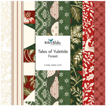 Tales of Yuletide  One Yard Bundle Forest by Laura Ashley for Riley Blake Designs