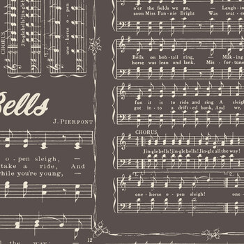 Home Town Holiday 2 C19601-DKMILKCAN Dark Milk Can Jingle Bells by Lori Holt for Riley Blake Designs