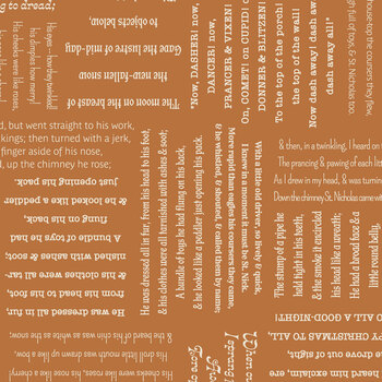 Home Town Holiday 2 C19602-CARAMEL Caramel Twas the Night by Lori Holt for Riley Blake Designs