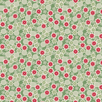 Home Town Holiday 2 C19606-THYME Thyme Greetings by Lori Holt for Riley Blake Designs