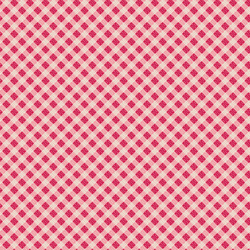 Home Town Holiday 2 C19608-HEIRCORAL Heirloom Coral Homespun by Lori Holt for Riley Blake Designs
