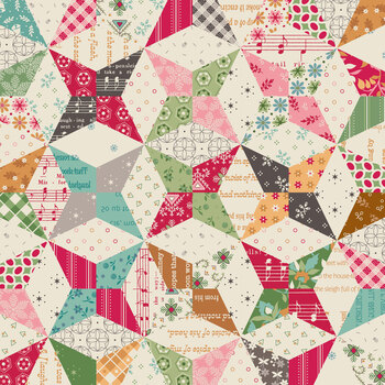 Home Town Holiday 2 CD19621-MULTI Multi Christmas Eve by Lori Holt for Riley Blake Designs