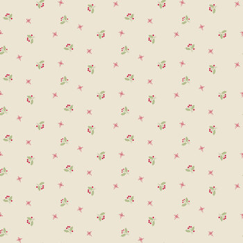 Home Town Holiday 2 C19624-JAZZBERRY Jazzberry Holly & Berries by Lori Holt for Riley Blake Designs