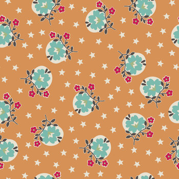 Home Town Holiday 2 108" Wide WB19629-SPICE Spice Starflower by Lori Holt for Riley Blake Designs