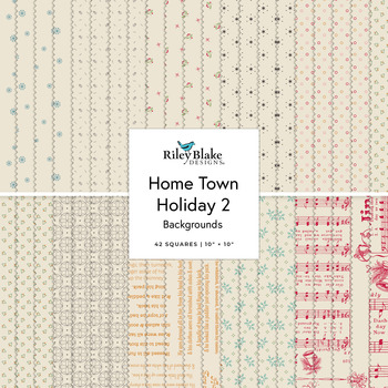 Home Town Holiday 2  10" Stacker Backgrounds Lori Holt for Riley Blake Designs
