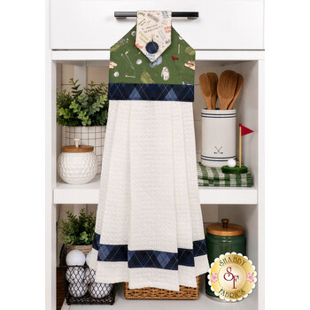  Hanging Towel Precut Kit - Tee Time - Green