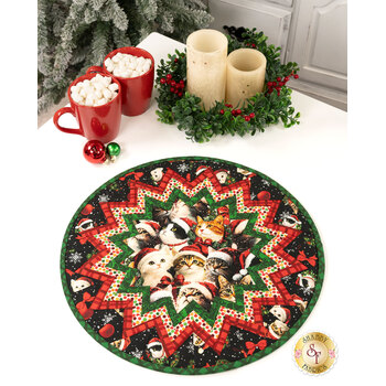  Point of View Folded Star Table Topper Kit - Merry Cats