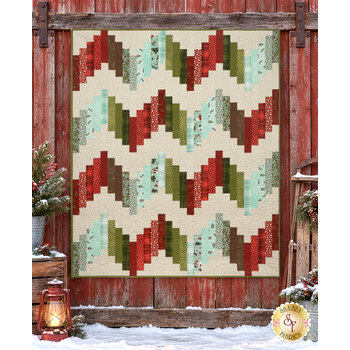 Ridiculously Easy Jelly Roll Quilt Kit - Snowtop Mountain Flannel