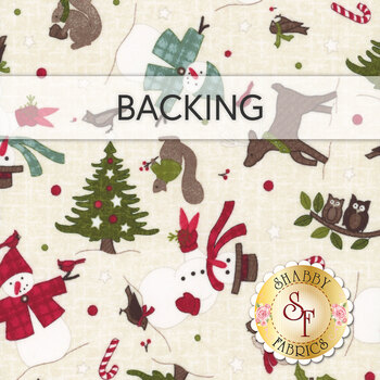 Ridiculously Easy Jelly Roll Quilt Kit - Snowtop Mountain Flannel Backing