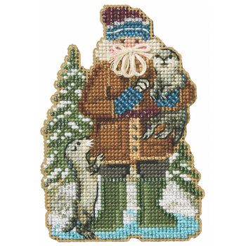 Glacier Bay Santa Beaded Cross Stitch Kit by Mill Hill