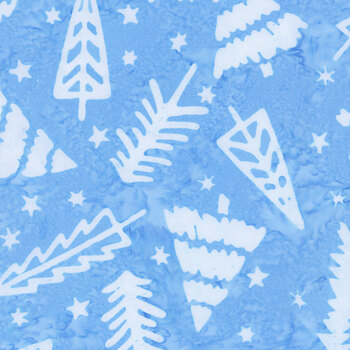 Blue Frost Batiks BT24104-302 Kaleidoscope by Riley Blake Designs