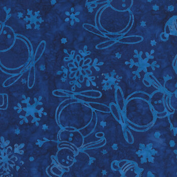 Blue Frost Batiks BT24100-295 Lapis by Riley Blake Designs