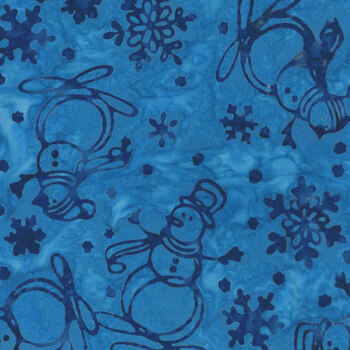 Blue Frost Batiks BT24100-305 Denim Bijou by Riley Blake Designs