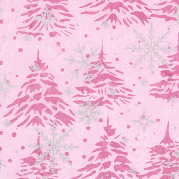 Arctic Sparkle Batiks - Ruby BTM24113-596 Ballet Slipper by Riley Blake Designs