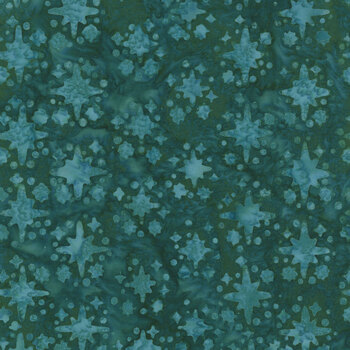 Arctic Sparkle Batiks - Emerald BT24110-682 Teal Me More by Riley Blake Designs