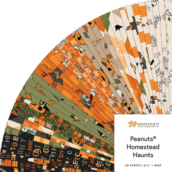 Peanuts® Homestead Haunts  2.5" Strip Roll by Northcott Fabrics