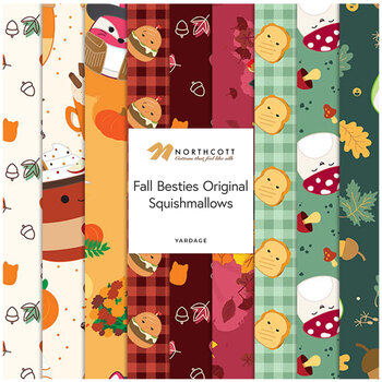 Fall Besties Original Squishmallows™  Yardage by Northcott Fabrics