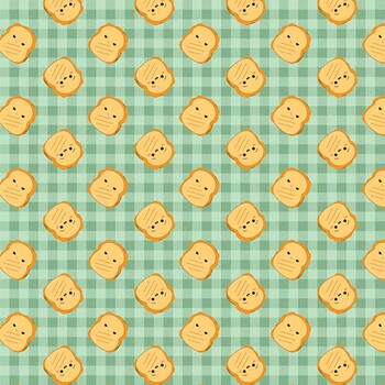Fall Besties Original Squishmallows™ SQ1080-72 Lt Green Picnic by Northcott Fabrics