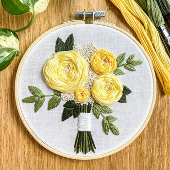 Kayla Rose Bouquet Embroidery Kit