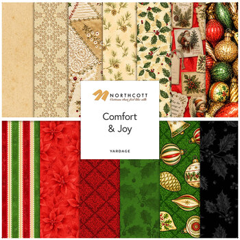Comfort & Joy  Yardage by Patrick Lose for Northcott Fabrics