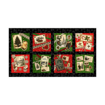 Comfort & Joy 10926-99 Treasured Tokens Panel by Patrick Lose for Northcott Fabrics