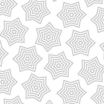 Tinsel Trimmings 10950M-10 Silver Metallic Starstruck by Patrick Lose for Northcott Fabrics