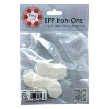 Easy EPP Iron-Ons - Hexagon .5" - 100 Count