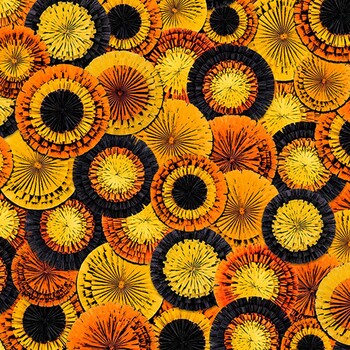 Trick or Treat Treasures 10909-59 Halloween Party Paper Posies by Patrick Lose for Northcott Fabrics