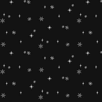 Rudolph the Red-Nosed Reindeer® RD1020-99 Black Snow by Northcott Fabrics