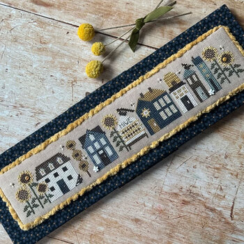 A Honey of a Tiny Town Cross Stitch Pattern by Heart in Hand Needleart