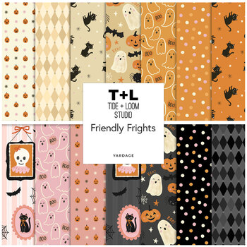 Friendly Frights  Yardage by Caitlyn Betsy Bell for Tide + Loom