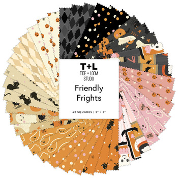 Friendly Frights  5" Stamps Caitlyn Betsy Bell for Tide + Loom