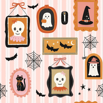 Friendly Frights T150-002-594 Pink Gallery Wall by Caitlyn Betsy Bell for Tide + Loom