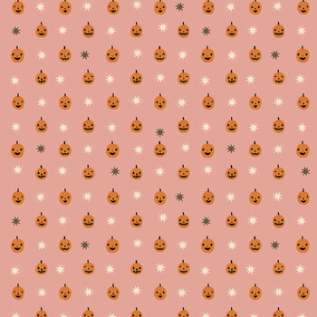 Friendly Frights T150-006-549 Pink Tiny Pumpkins by Caitlyn Betsy Bell for Tide + Loom