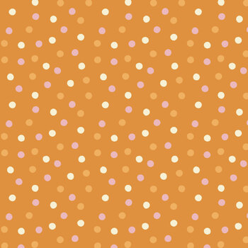Friendly Frights T150-007-415 Orange Dots by Caitlyn Betsy Bell for Tide + Loom
